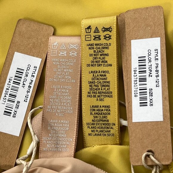 SKIMS Jelly Sheer Boy Short Lot of 2 Topaz Clay XXS - Picture 10 of 12